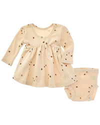 Quincy Mae Quincy Mae Ribbed Long Sleeve Dress