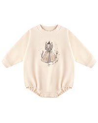 Quincy Mae Quincy Mae Crewneck Bubble Romper