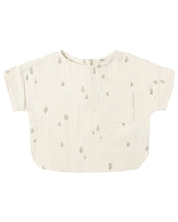 Quincy Mae Quincy Mae Woven Boxy Top
