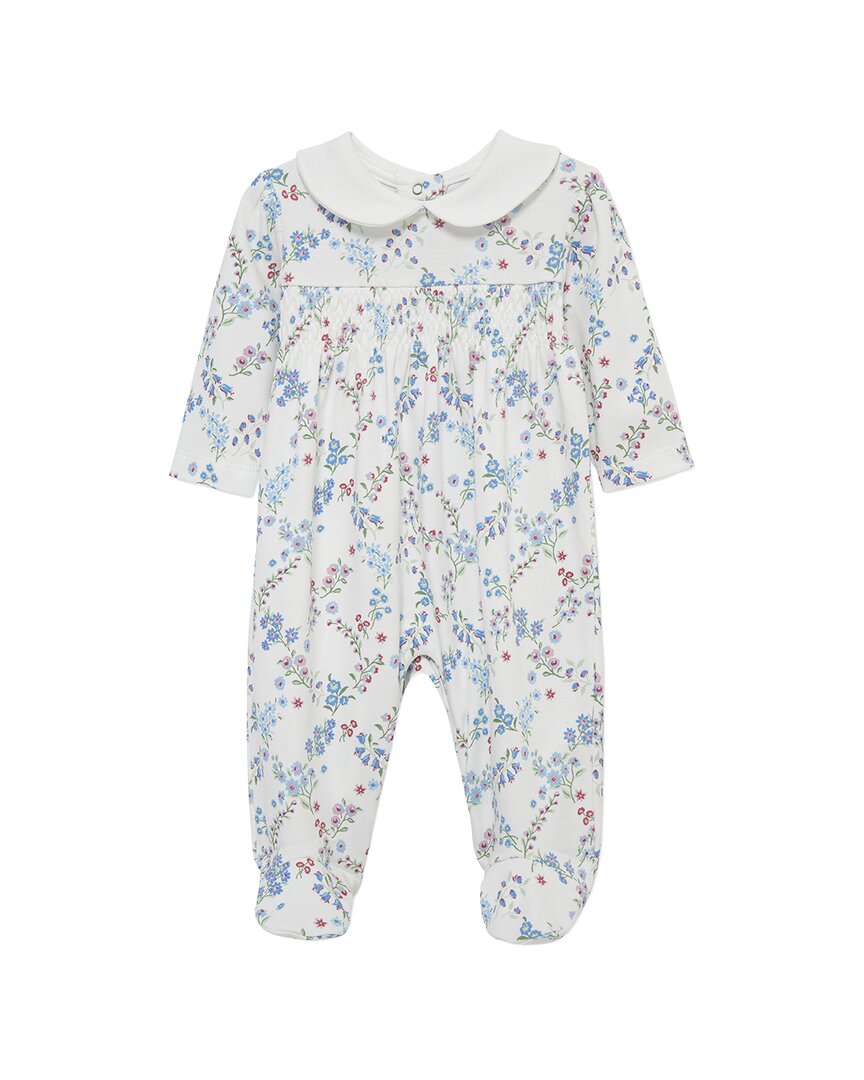 Little Me Floral Trellis Footie