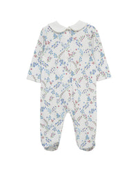 Little Me Floral Trellis Footie