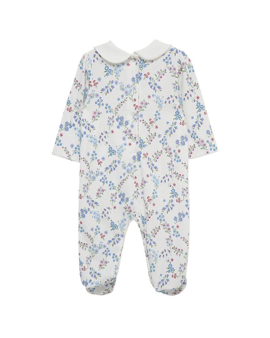 Little Me Floral Trellis Footie