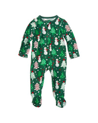 Little Me Snowman Footie & Hat Set