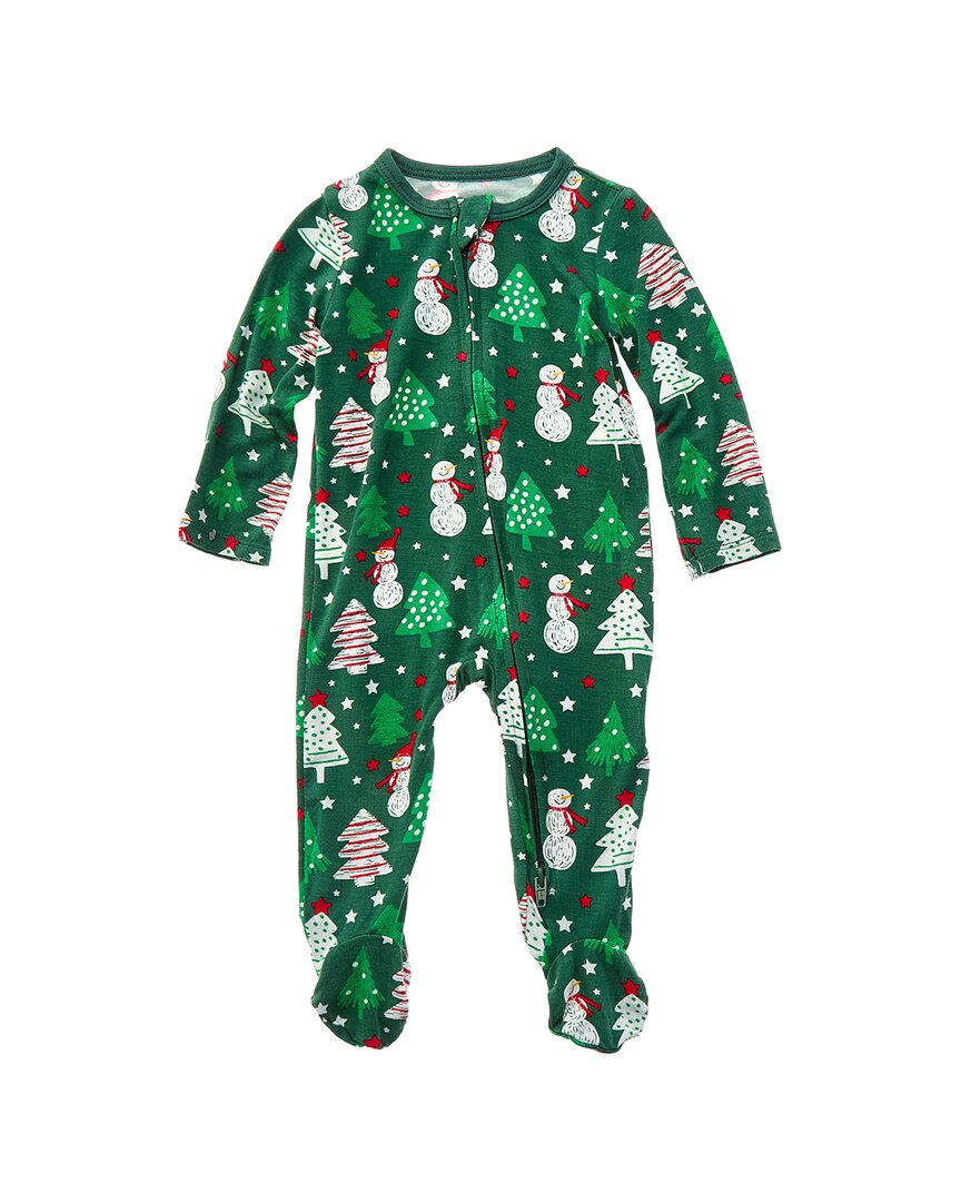 Little Me Snowman Footie & Hat Set