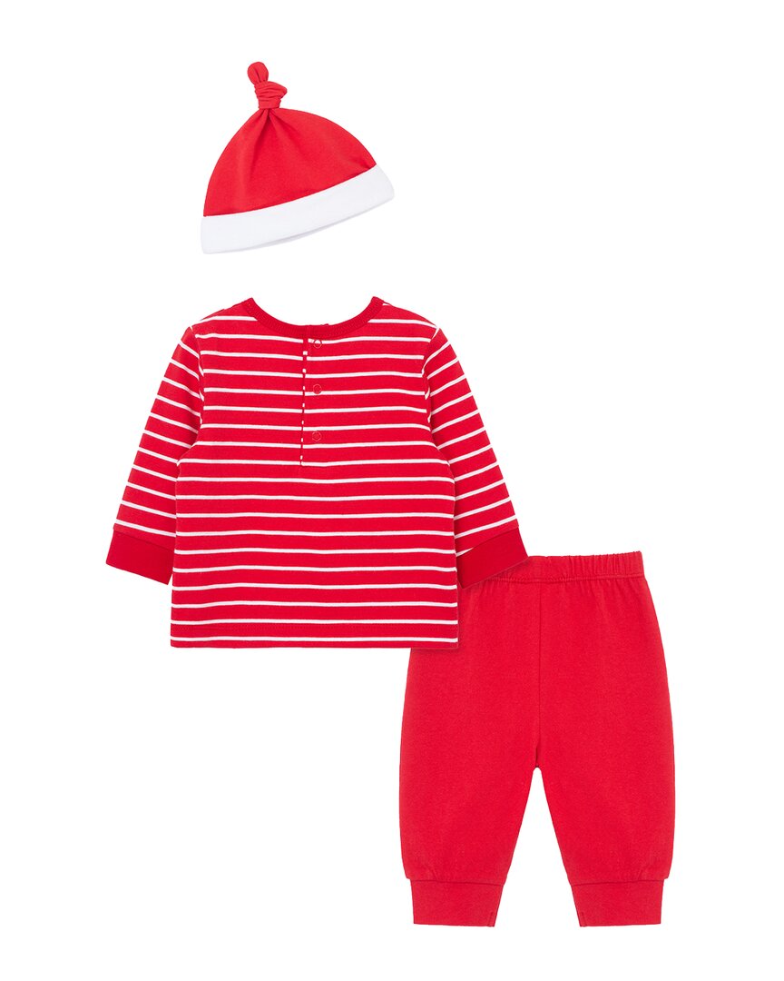 Little Me Little Me Santa Jogger Set