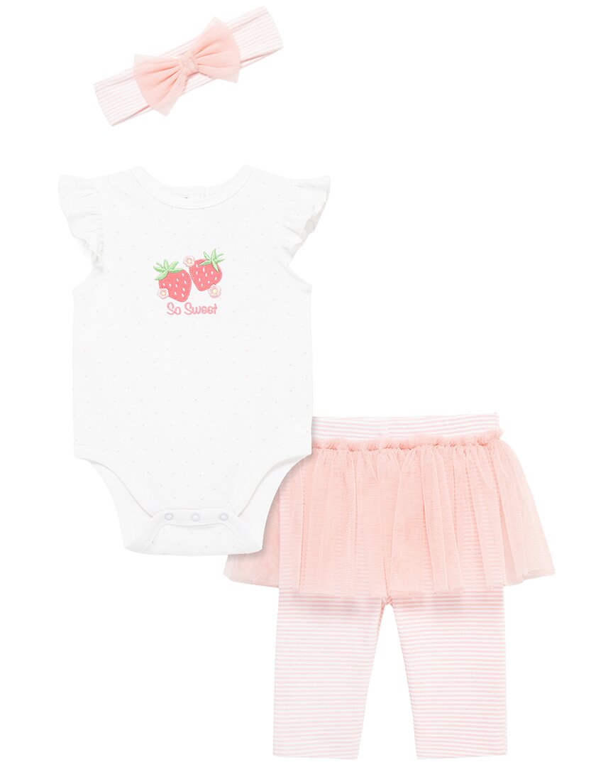 Little Me Strawberry Skegging Set Headband