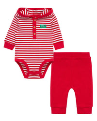Little Me Santa Bodysuit Set