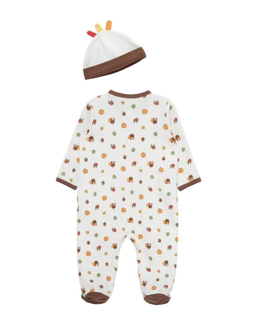 Little Me Turkey Footie & Hat Set