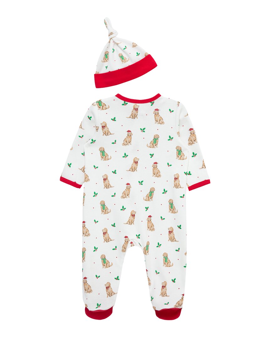 Little Me Festive Pups Footie