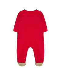 Little Me Holiday Bear Footie