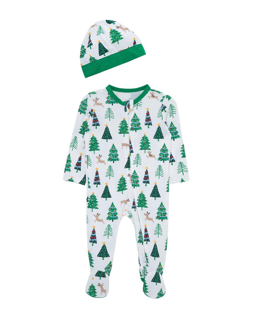 Little Me Little Me Trees Footie