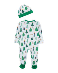 Little Me Little Me Trees Footie