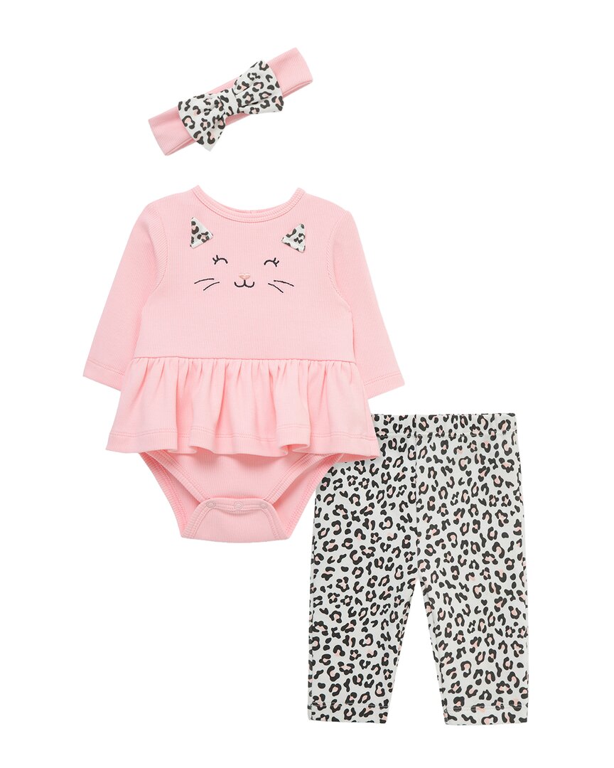 Little Me Little Me Leopard Bodysuit Set