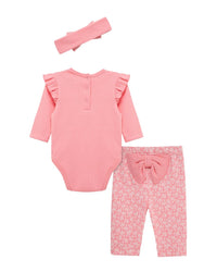 Little Me Little Me Sweet Fox Bodysuit Set