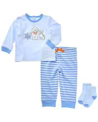 Little Me Little Me Puppies Jogger Set