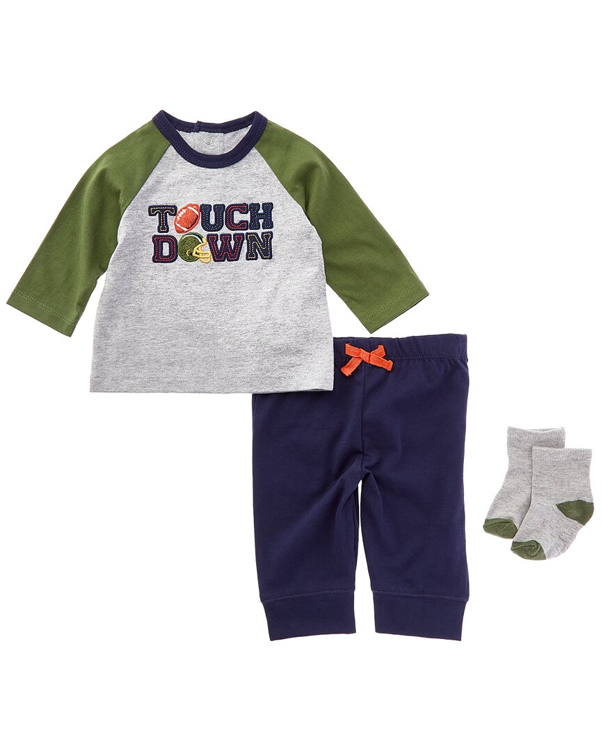 Little Me Little Me Football Jogger Set