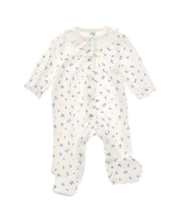 Little Me Tiny Floral Footie