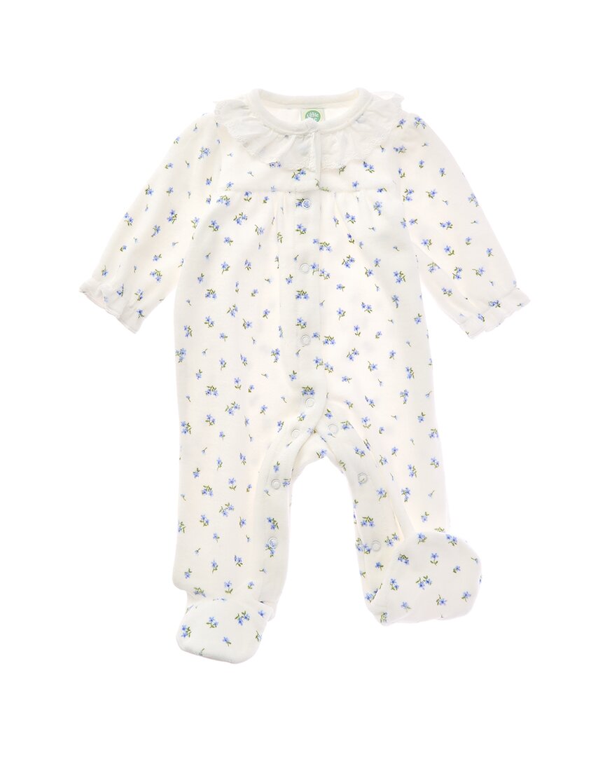 Little Me Tiny Floral Footie