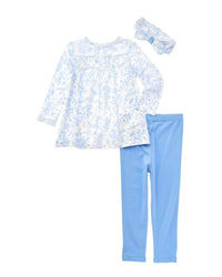 Little Me Little Me Smocked Tunic Set