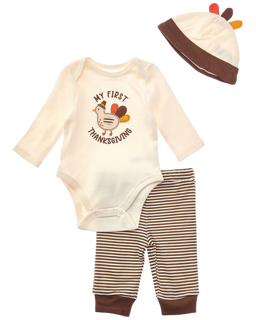 Little Me Little Me Turkey Bodysuit Set