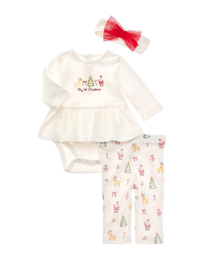 Little Me Christmas Bodysuit Set