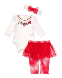 Little Me Little Me Necklace Legging Set