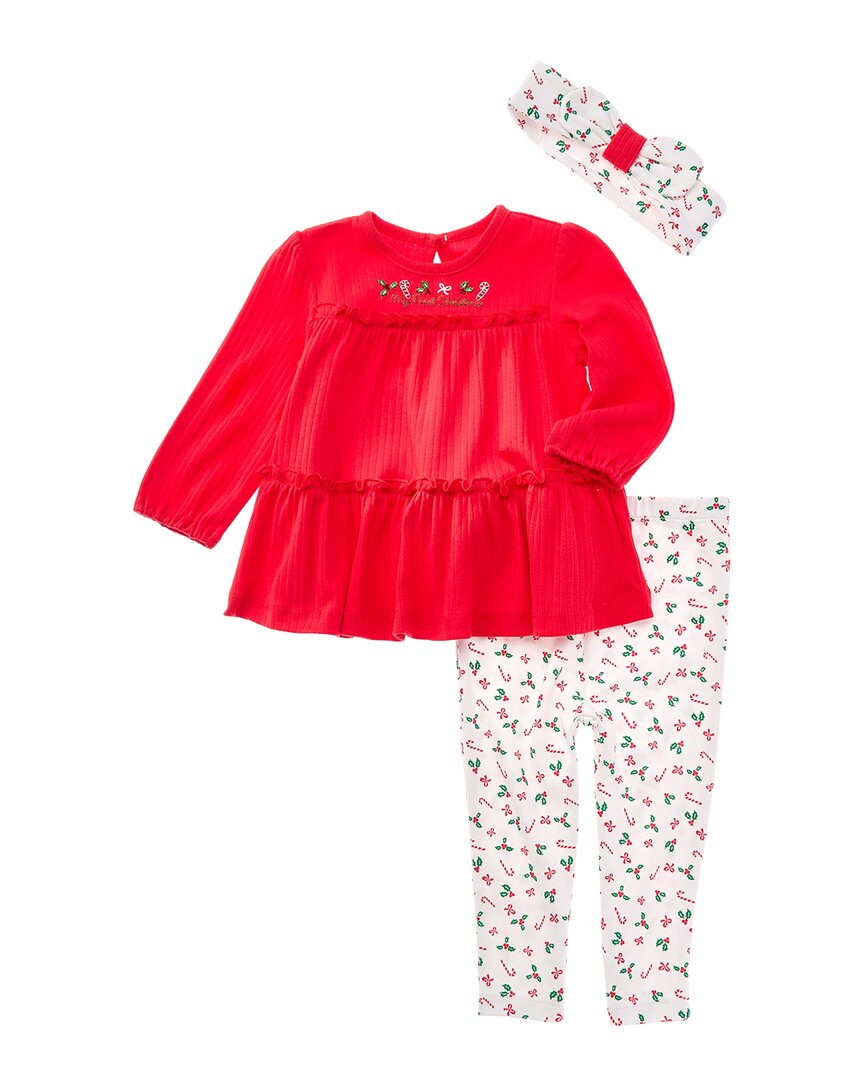 Little Me Candy Cane Tunic Set