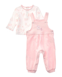 Little Me Little Me Bears Overall Set