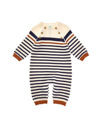 Little Me Block Stripe Coverall