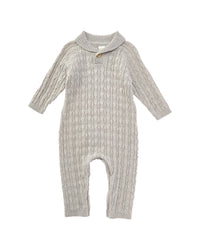 Little Me Diamond Stitch Coverall
