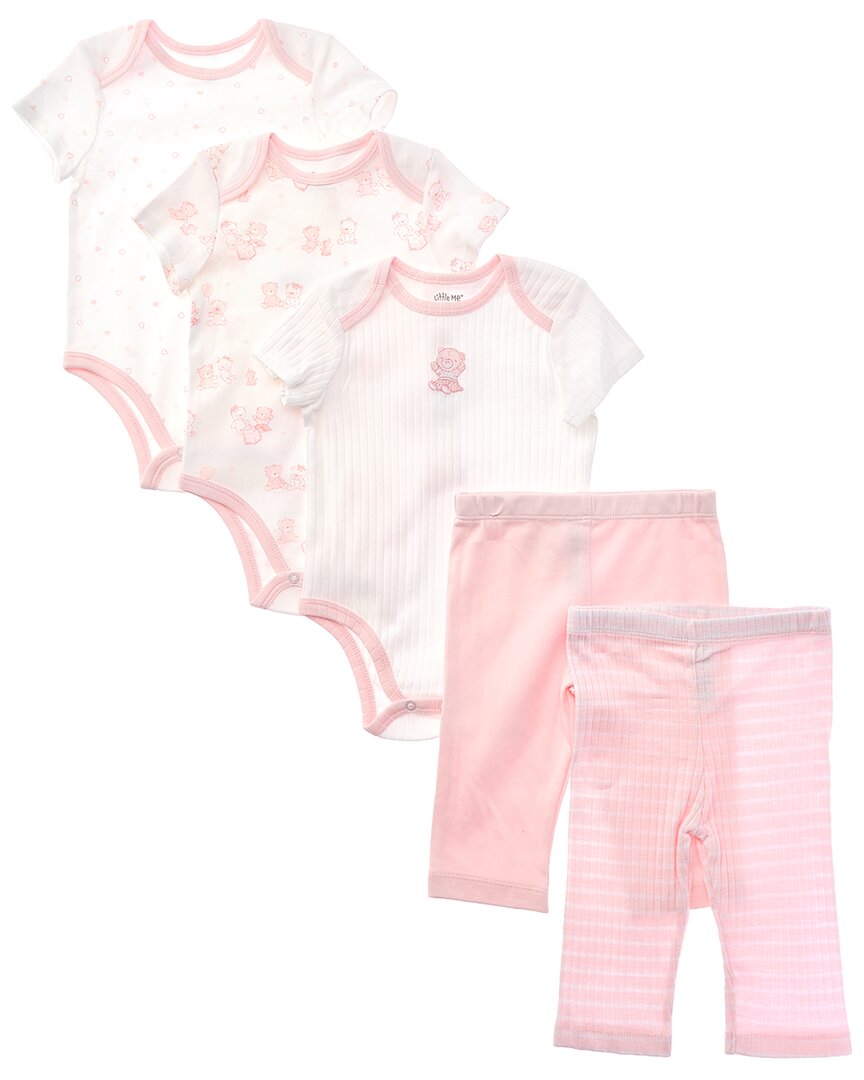 Little Me Little Me 5Pc Bears Bodysuit Set