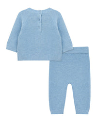 Little Me Little Me Puppy Sweater Set