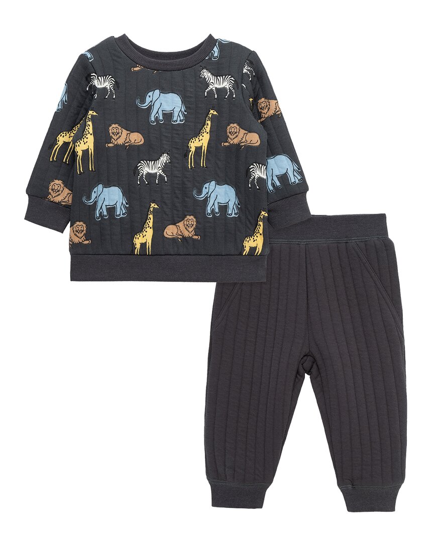 Little Me 2Pc Safari Sweatshirt Set