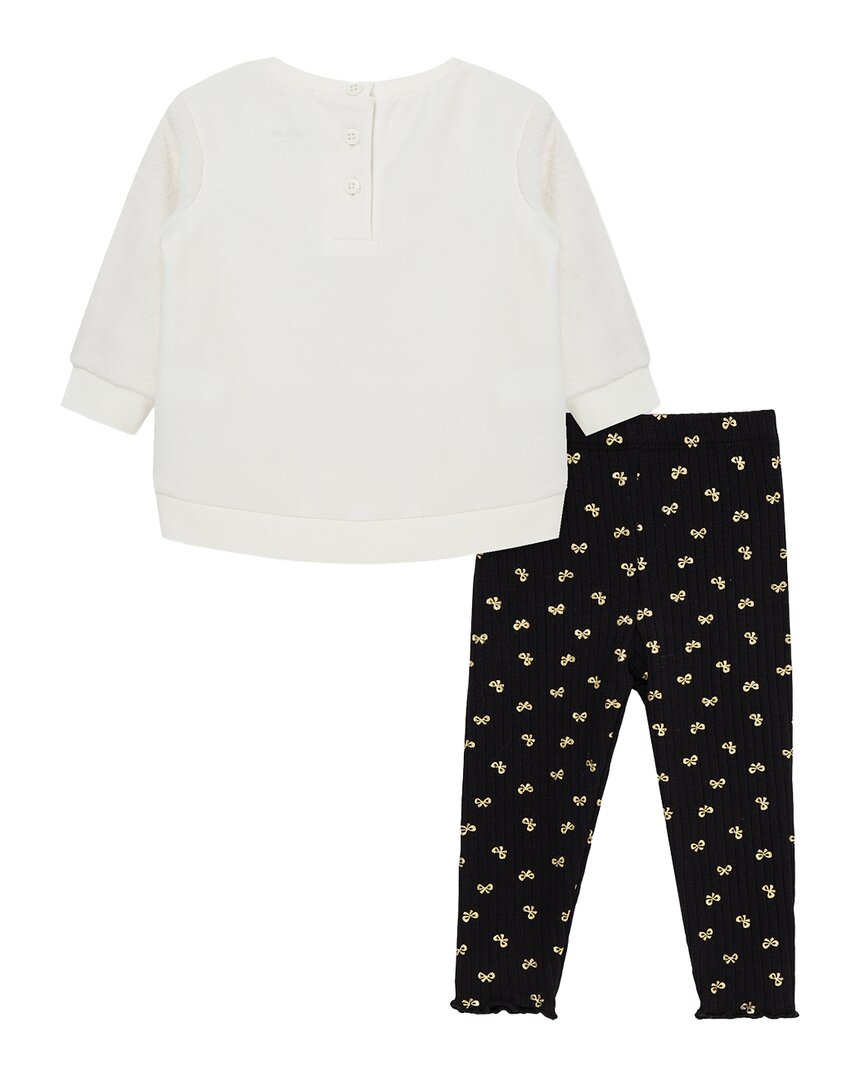 Little Me 2Pc Bow Sweatshirt Set
