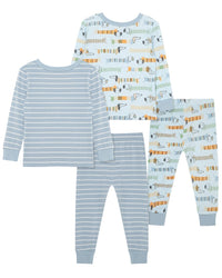 Little Me 4Pc Puppy Bamboo Pajama Set