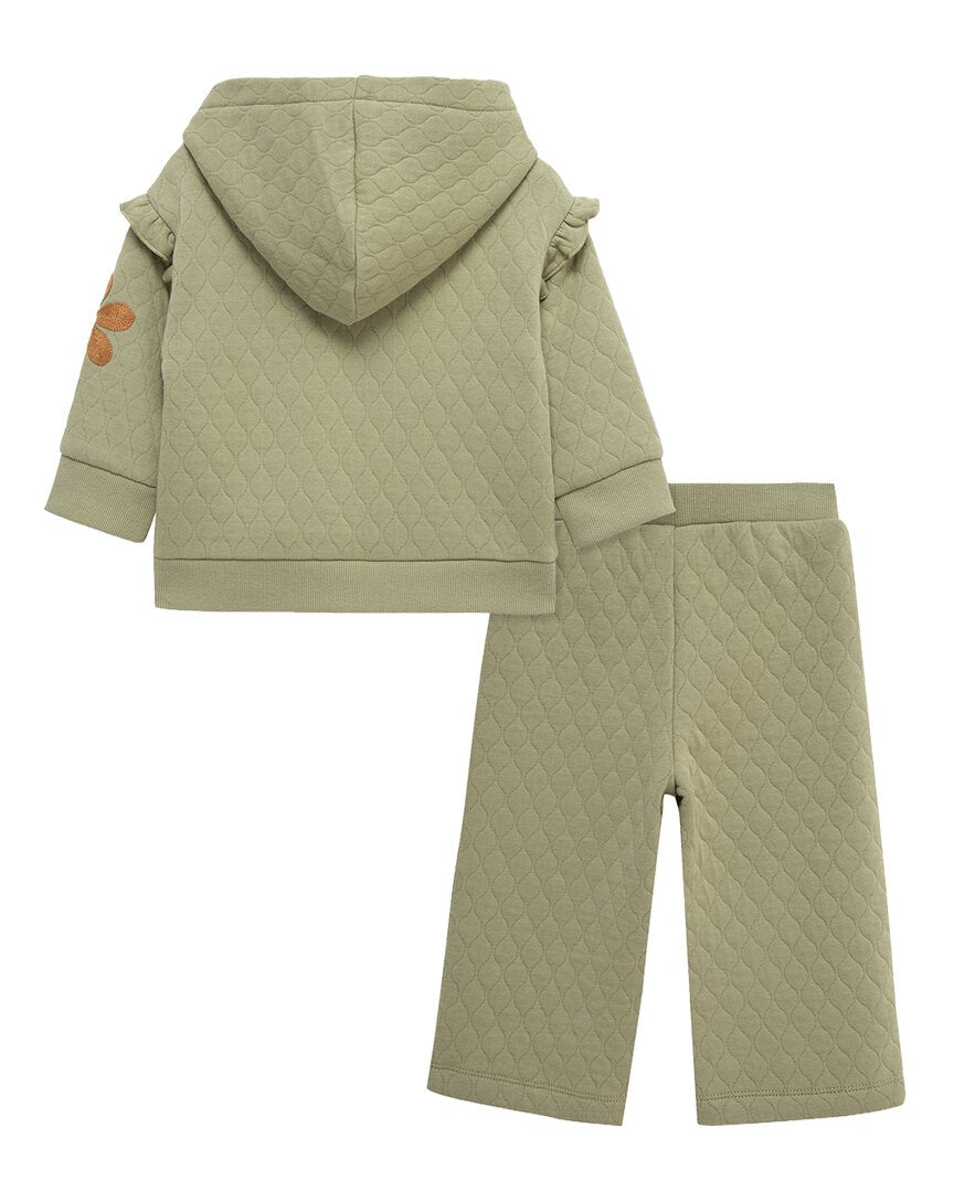 Little Me 2Pc Flower Hoodie Set