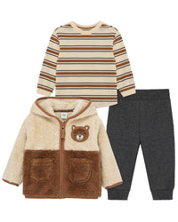 Little Me Little Me 3Pc Bear Sherpa Set