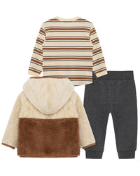 Little Me Little Me 3Pc Bear Sherpa Set