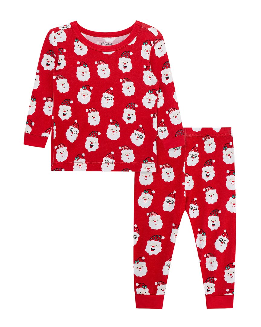 Little Me Little Me 2Pc Santa Pajama Set