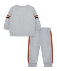Little Me 2Pc Football Sweatshirt Set