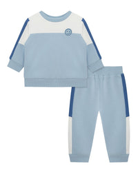 Little Me 2Pc Colorblock Sweatshirt Set