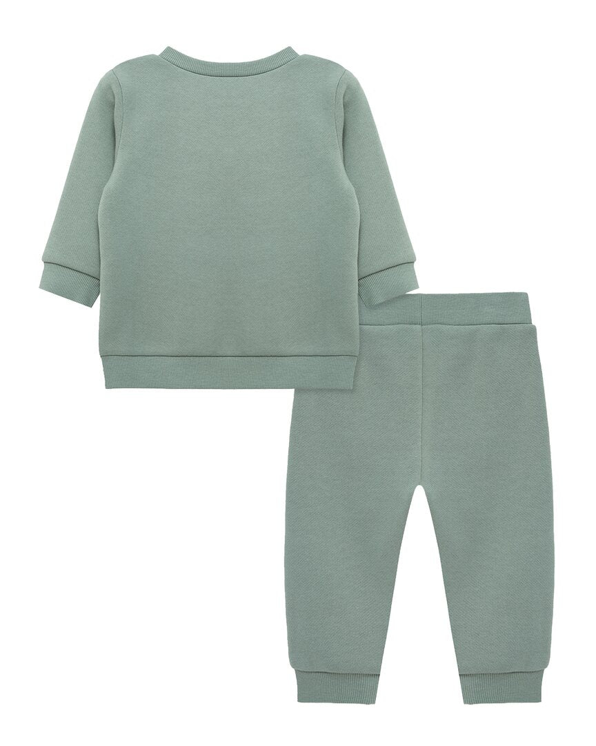 Little Me Little Me Dino Sweatshirt Set