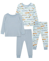 Little Me 4Pc Puppy Bamboo Pajama Set