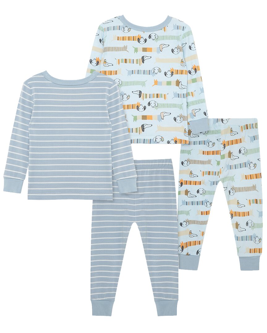Little Me 4Pc Puppy Bamboo Pajama Set