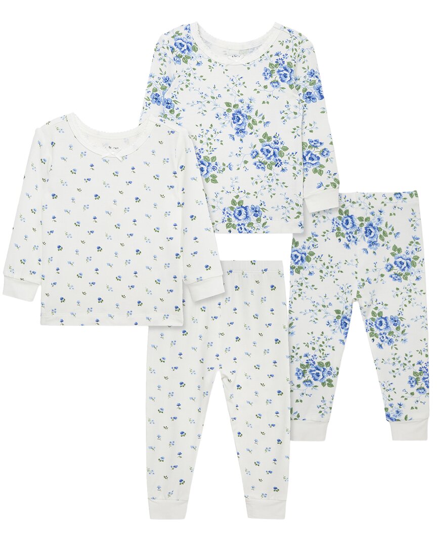 Little Me Little Me 4Pc Toile Bamboo Pajama Set