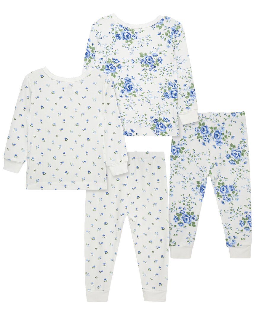 Little Me Little Me 4Pc Toile Bamboo Pajama Set