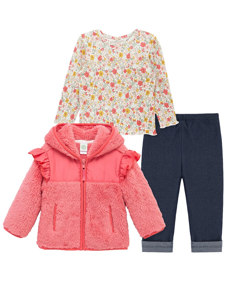 Little Me 3Pc Garden Sherpa Set