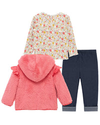 Little Me 3Pc Garden Sherpa Set