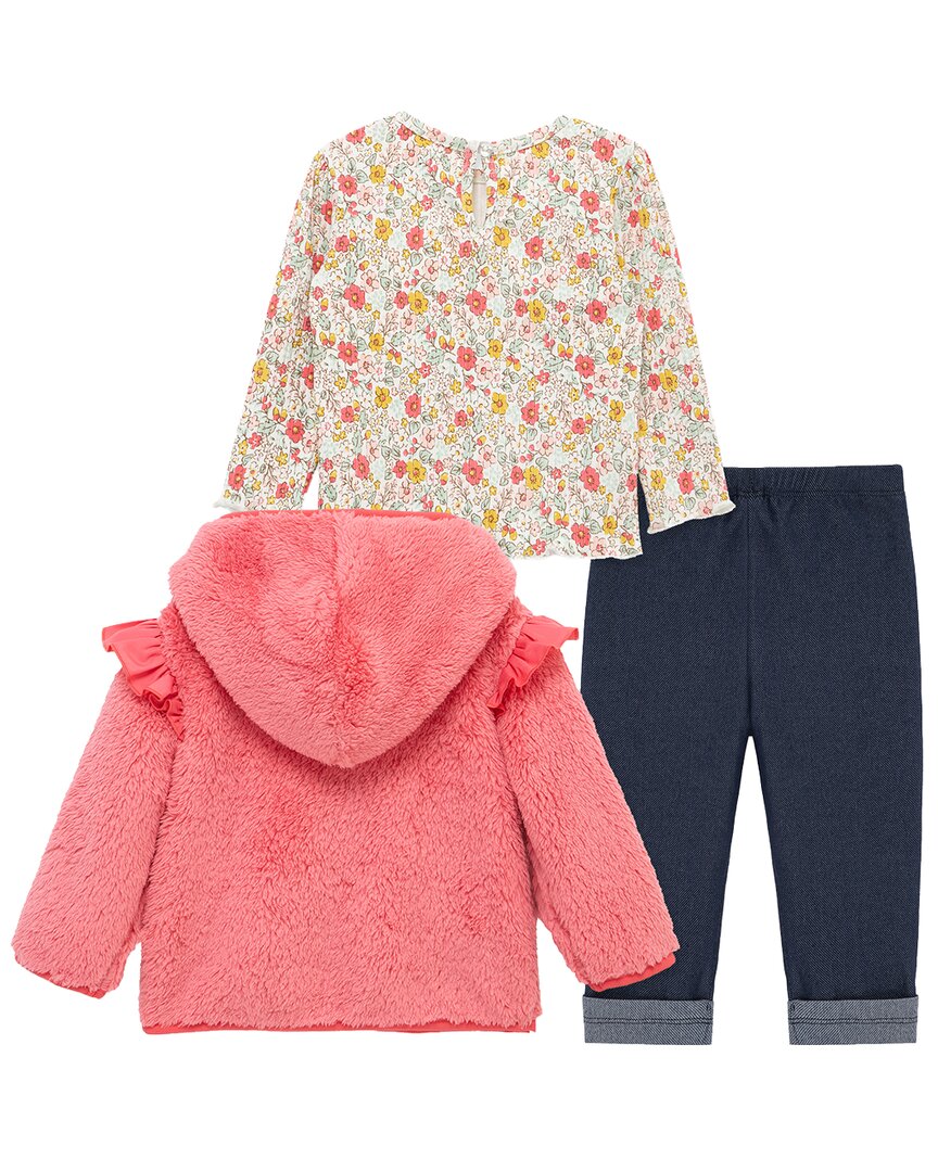 Little Me 3Pc Garden Sherpa Set