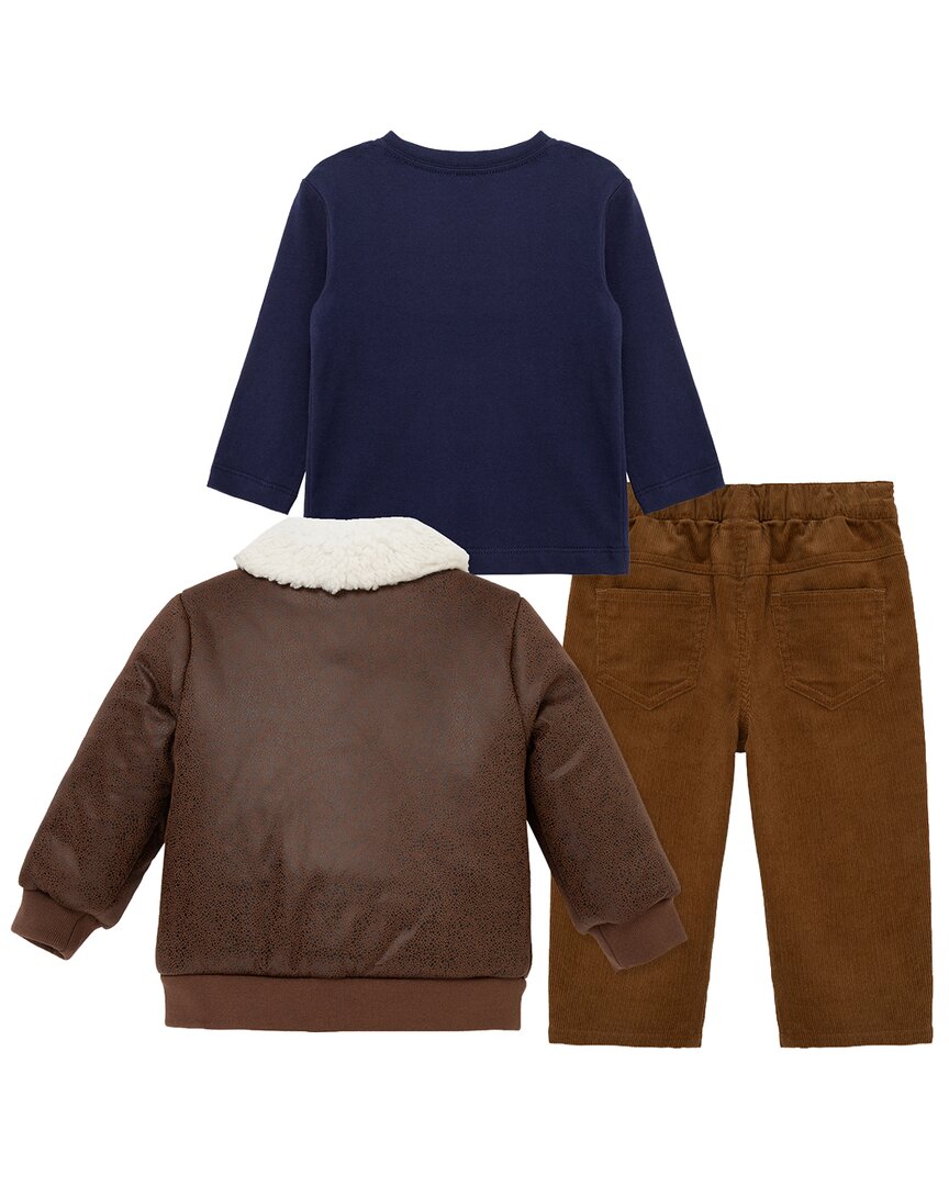Little Me 3Pc Aviator Jacket Set